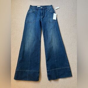 Pilcro Rylan relaxed high rise flare jeans